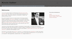 Desktop Screenshot of kevinvallier.com